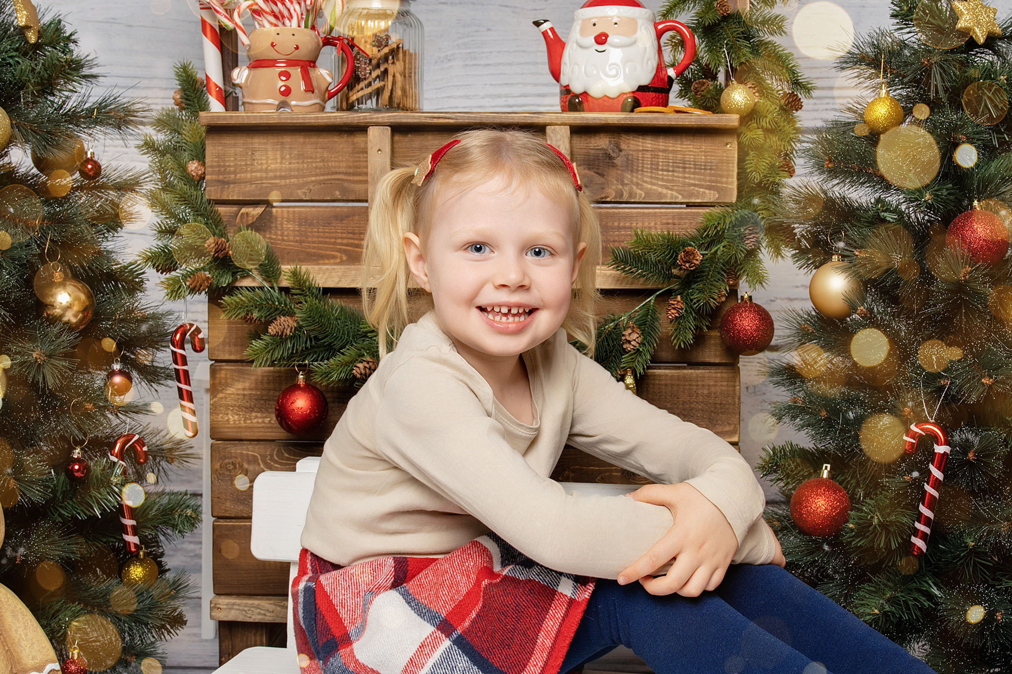 Weihnachtsfotos für die gesamte Familie, als Weihnachtsgeschenk, Familienshooting in Meißen